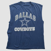 Dallas Cowboys 90s Tank - Navy Vintage for sale