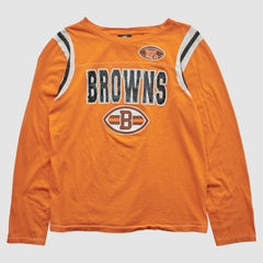 Cleveland Browns NFL 2010s Long Sleeve T-shirt - Orange Vintage outlet