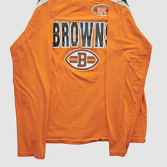 Cleveland Browns NFL 2010s Long Sleeve T-shirt - Orange Vintage outlet