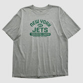 New York Jets Reebok 2000s T-shirt - Heather Gray Vintage cheap
