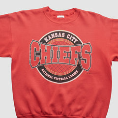 Kansas City Chiefs Hanes 90s Pullover Sweatshirt - Red Vintage cheap