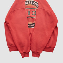 Kansas City Chiefs Hanes 90s Pullover Sweatshirt - Red Vintage cheap