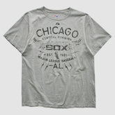 Chicago White Sox Majestic 2010s T-shirt - Heather Gray Vintage