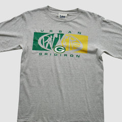 Green Bay Packers Lee Apparel 90s Long Sleeve T-shirt - Heather Gray Vintage sale
