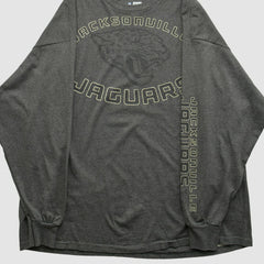 Jacksonville Jaguars NFL 2000s Long Sleeve T-shirt - Dark Heather Gray Vintage outlet