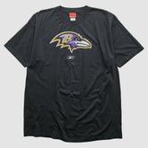 Baltimore Ravens Reebok 2000s T-shirt - Black Vintage discount