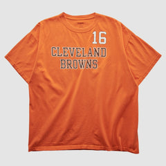 Cleveland Browns Reebok 2000s T-shirt - Orange Vintage for sale