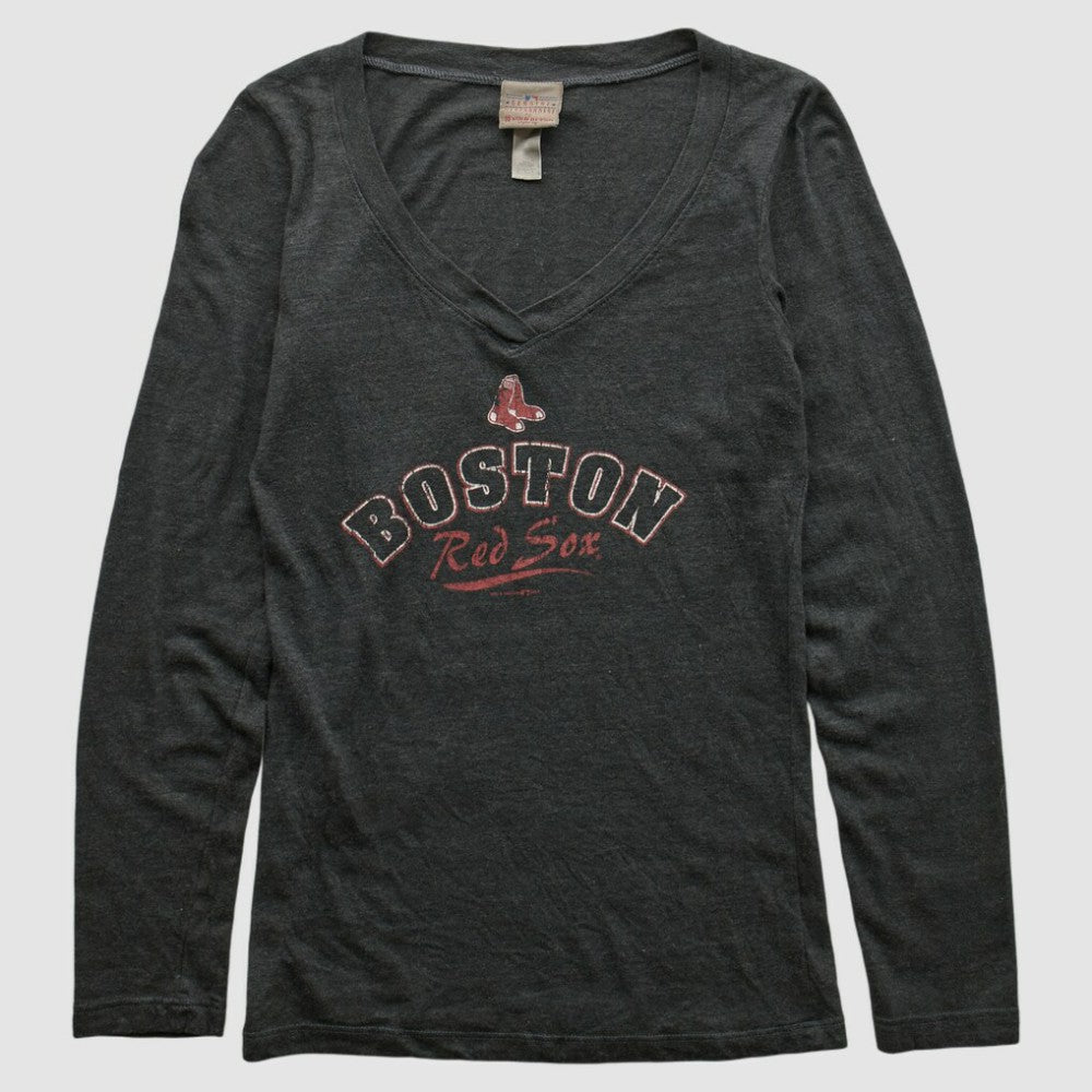 Boston Red Sox Genuine Merchandise 2010s Long Sleeve T-shirt - Charcoal Vintage