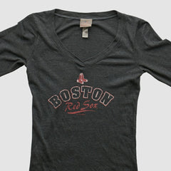 Boston Red Sox Genuine Merchandise 2010s Long Sleeve T-shirt - Charcoal Vintage