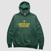 Green Bay Packers NFL 2000s Hooded Pullover Sweatshirt - Green Vintage on sale