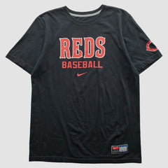 Cincinnati Reds 2010s T-shirt - Black Vintage | Nike