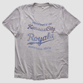 Kansas City Royals 80s T-shirt - Heather Gray Vintage