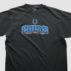 Indianapolis Colts Reebok 2000s T-shirt - Black Vintage for sale