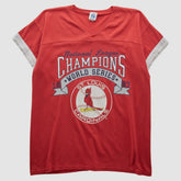 St. Louis Cardinals Logo Athletic 1987 T-shirt - Red Vintage