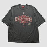 Tampa Bay Buccaneers Reebok 2003 T-shirt - Charcoal Vintage discount