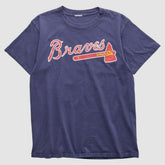 Atlanta Braves 2000s T-shirt - Navy Vintage