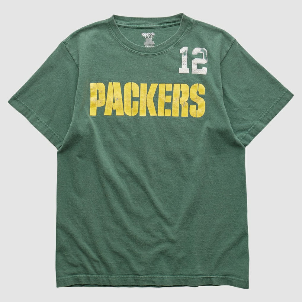 Green Bay Packers Reebok 2000s T-shirt - Green Vintage for sale