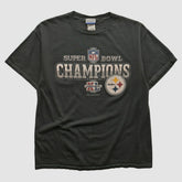Pittsburgh Steelers Reebok 2006 T-shirt - Black Vintage cheap