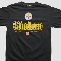 Pittsburgh Steelers NFL 2000s Long Sleeve T-shirt - Black Vintage cheap
