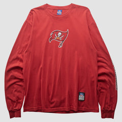 Tampa Bay Buccaneers Reebok 2000s Long Sleeve T-shirt - Red Vintage cheap