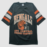 Cincinnati Bengals Logo 7 90s T-shirt - Black Vintage sale