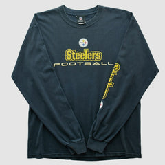 Pittsburgh Steelers Team Edition Apparel 2010s Long Sleeve T-shirt - Black Vintage cheap