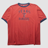 Texas Rangers Majestic 2009 T-shirt - Red Vintage