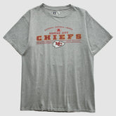 Kansas City Chiefs Team Edition Apparel 2000s T-shirt - Heather Gray Vintage on sale