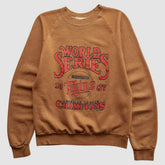 Minnesota Twins Fun Fleece 1987 Pullover Sweatshirt - Brown Vintage