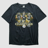 Pittsburgh Steelers Anvil 2009 T-shirt - Black Vintage online