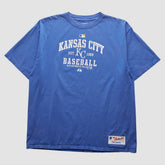 Kansas City Royals Majestic 2000s T-shirt - Blue Vintage