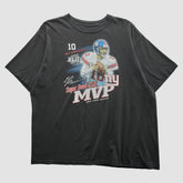 Superbowl XLII MVP Reebok 2008 T-shirt - Black Vintage for sale
