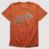 Baltimore Orioles Majestic 2000s T-shirt - Orange Vintage
