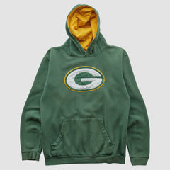 Green Bay Packers NFL 2000s Hooded Pullover Sweatshirt - Green Vintage discount