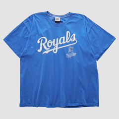Kansas City Royals Lee Apparel 2000s T-shirt - Blue Vintage