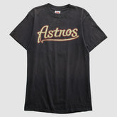 Houston Astros Majestic 2000s T-shirt - Black Vintage