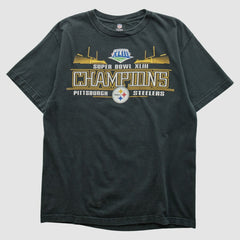 Pittsburgh Steelers NFL 2009 T-shirt - Black Vintage cheap
