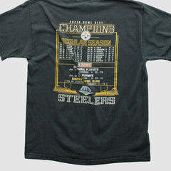 Pittsburgh Steelers NFL 2009 T-shirt - Black Vintage cheap