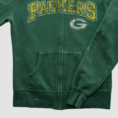 Green Bay Packers NFL 2010s Hooded Full Zip Sweatshirt - Green Vintage online