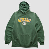 Green Bay Packers Team Edition Apparel 2000s Hooded Pullover Sweatshirt - Green Vintage online