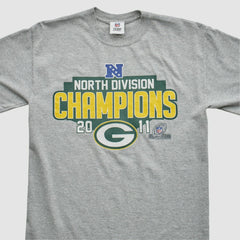 Green Bay Packers Team Edition Apparel 2011 T-shirt - Heather Gray Vintage on sale