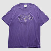 Colorado Rockies CSA 2000s T-shirt - Purple Vintage