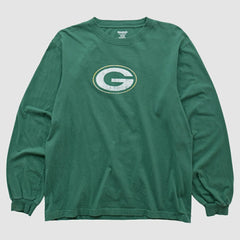 Green Bay Packers Reebok 2000s Long Sleeve T-shirt - Green Vintage cheap