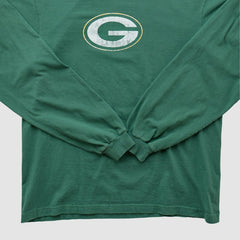Green Bay Packers Reebok 2000s Long Sleeve T-shirt - Green Vintage cheap