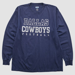 Dallas Cowboys Reebok 2000s Long Sleeve T-shirt - Navy Vintage cheap