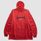 Kansas City Chiefs NFL 2000s Hooded Pullover Sweatshirt - Red Vintage on sale