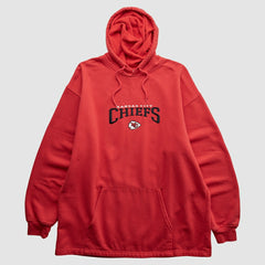 Kansas City Chiefs NFL 2000s Hooded Pullover Sweatshirt - Red Vintage on sale