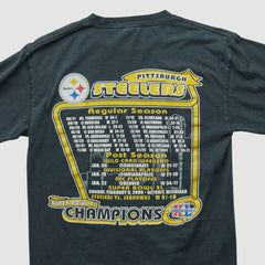 Pittsburgh Steelers Alstyle 2006 Long Sleeve T-shirt - Black Vintage cheap