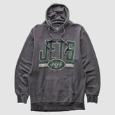 New York Jets NFL 2010s Hooded Pullover Sweatshirt - Dark Heather Gray Vintage online