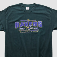 Baltimore Ravens Delta 2000s T-shirt - Green Vintage on sale